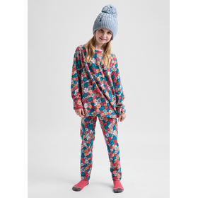 Burton Kids' Fleece Base Layer Set (26/27) Pop Floral