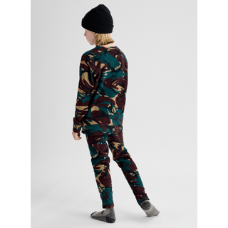Burton Kids' Fleece Base Layer Set (26/27) Seersucker Camo