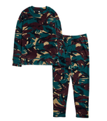 Burton Kids' Fleece Base Layer Set (26/27) Seersucker Camo