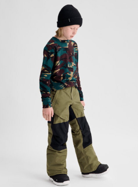 Burton Kids' Skylar 2L Pants (26/27) Forest Moss