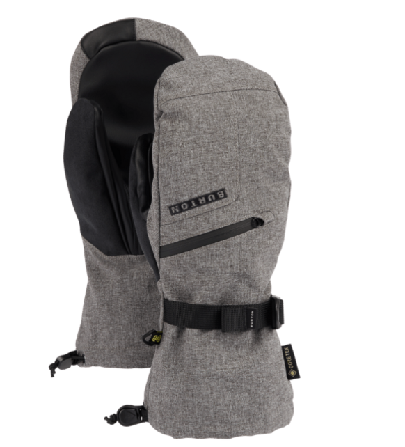 Burton Men's GORE-TEX® Mittens (26/27) Gray Heather