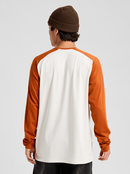 Burton Men's Roadie Base Layer Tech T-Shirt (26/27) Stout White/Spiced Chai