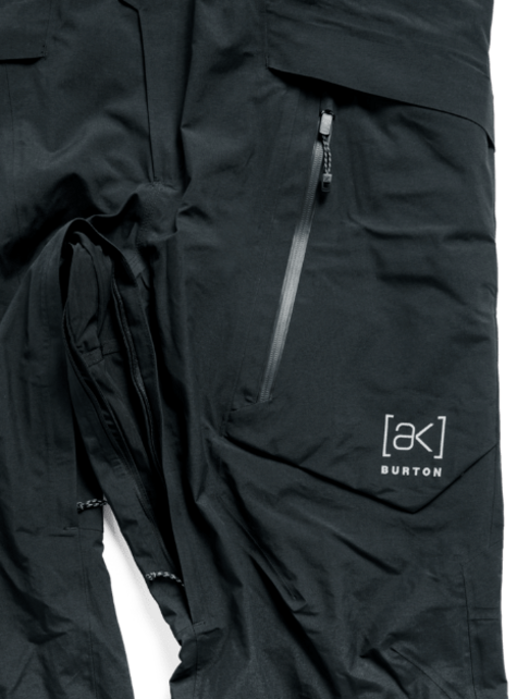Burton Men's [ak] Cyclic GORE-TEX® 2L Bib Pants (26/27) True Black