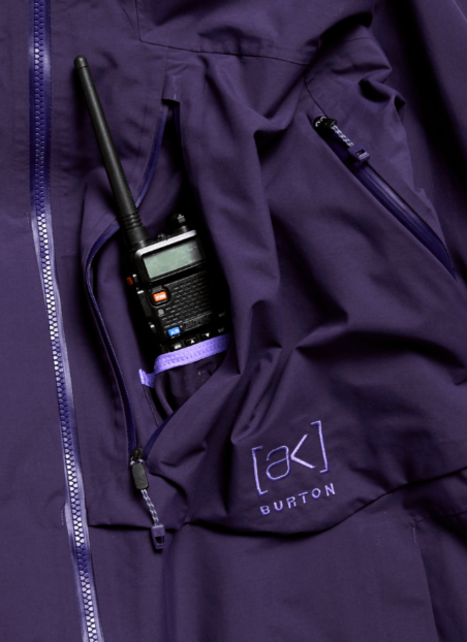 Burton Men's [ak] Cyclic GORE-TEX® 2L Jacket (26/27) Nightshade Purple
