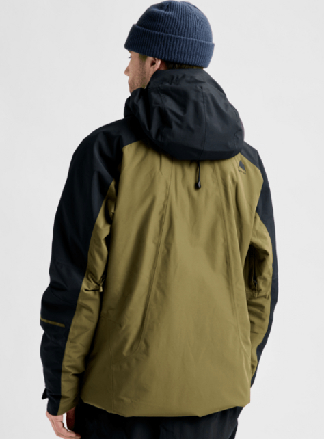 Burton Mens Reserve 2L Insulated Jacket (26/27) True Black/Dried Moss