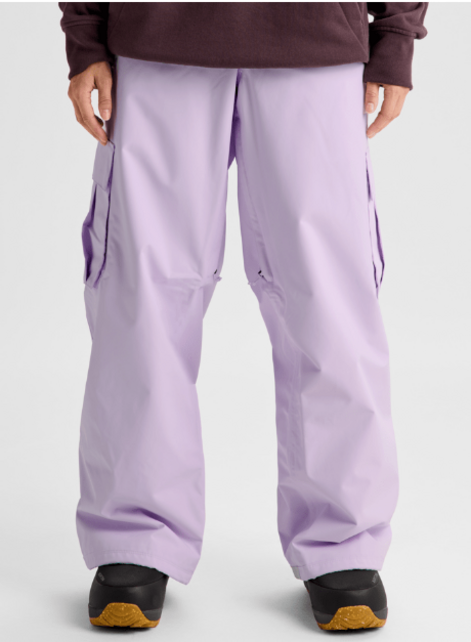 Burton Women's Reserve 2L Baggy Cargo Pant (26/27) Moondust Purple