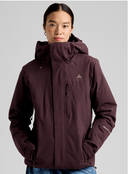 Burton Women's Reserve 2L Insulated Stretch Slim Jacket (26/27) Bear Hug Brown