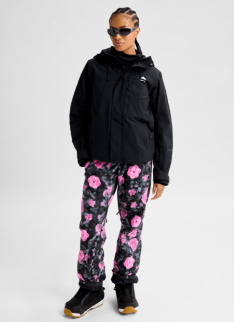 Burton Women's Reserve 2L Insulated Stretch Slim Jacket (26/27) True Black
