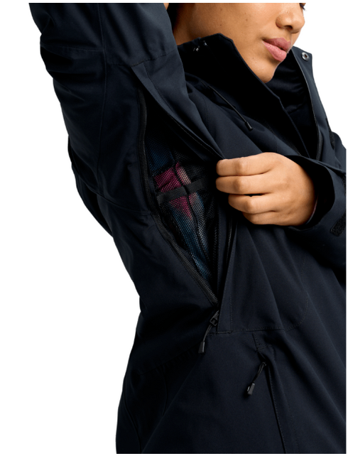 Burton Women's Reserve 2L Insulated Stretch Slim Jacket (26/27) True Black
