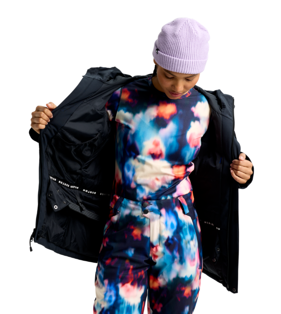 Burton Women's Reserve 2L Insulated Stretch Slim Jacket (26/27) True Black