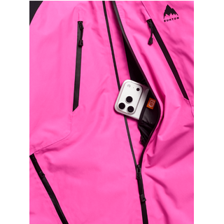 Burton Women's Reserve GORE-TEX® 2L Jacket (26/27) True Black/Shockwave Pink
