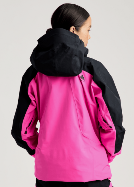 Burton Women's Reserve GORE-TEX® 2L Jacket (26/27) True Black/Shockwave Pink