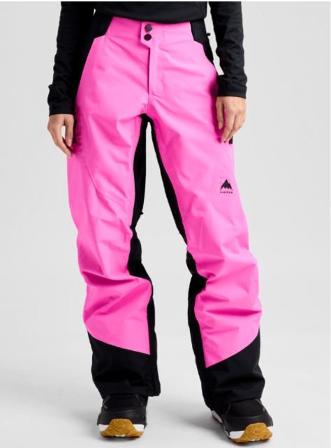 Burton Women's Reserve GORE-TEX® 2L Pants (26/27) Shockwave Pink/True Black