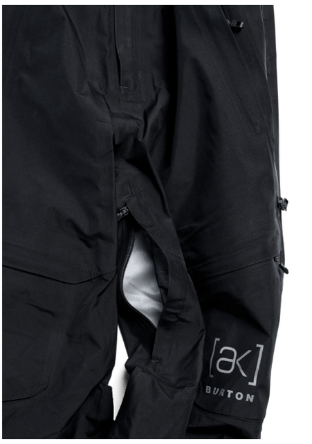 Burton Women's [ak] GORE‑TEX 3L Kimmy Stretch Bib Pants (26/27) True Black