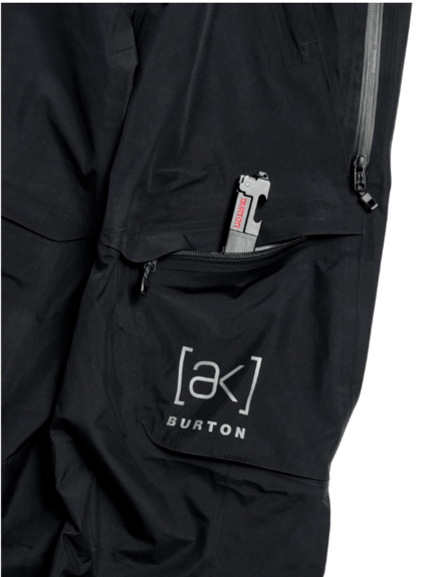 Burton Women's [ak] GORE‑TEX 3L Kimmy Stretch Bib Pants (26/27) True Black