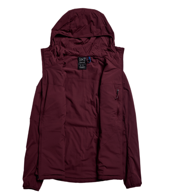 Burton Women's [ak] Helium Hooded Stretch Insulated Jacket (26/27) Rum Raisin