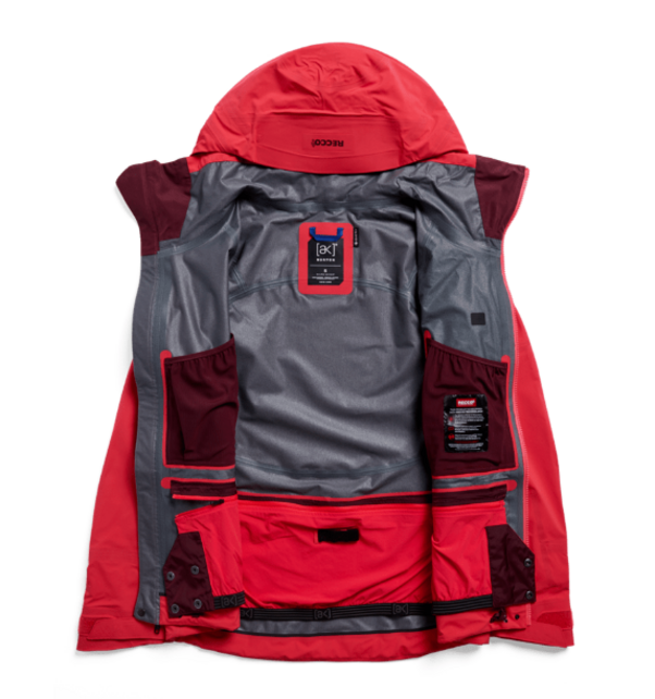 Burton Women's [ak] Kimmy GORE-TEX® 3L Stretch Jacket (26/27) Hot Tamale