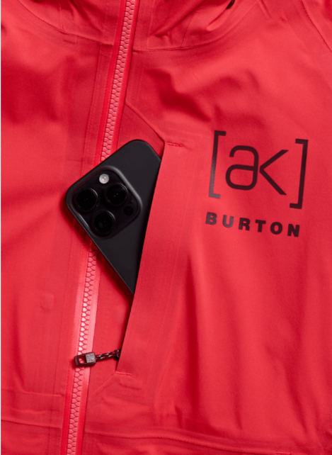 Burton Women's [ak] Kimmy GORE-TEX® 3L Stretch Jacket (26/27) Hot Tamale