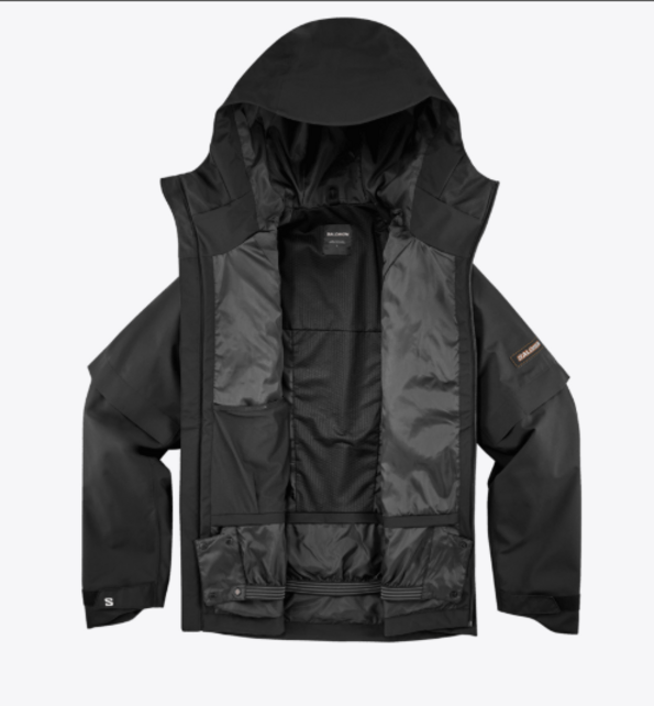Salomon Venom Fz Jkt (26/27) Deep Black