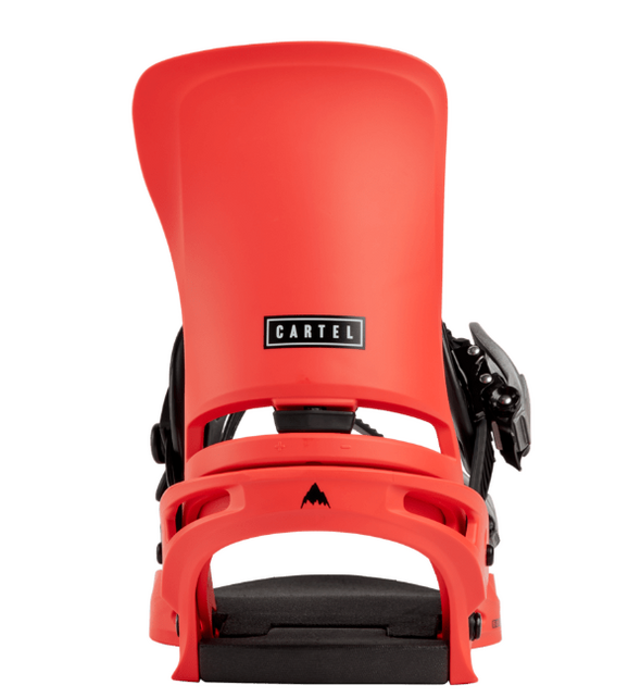 Burton Men's Cartel Re:Flex Snowboard Bindings (26/27) Hot Tamale