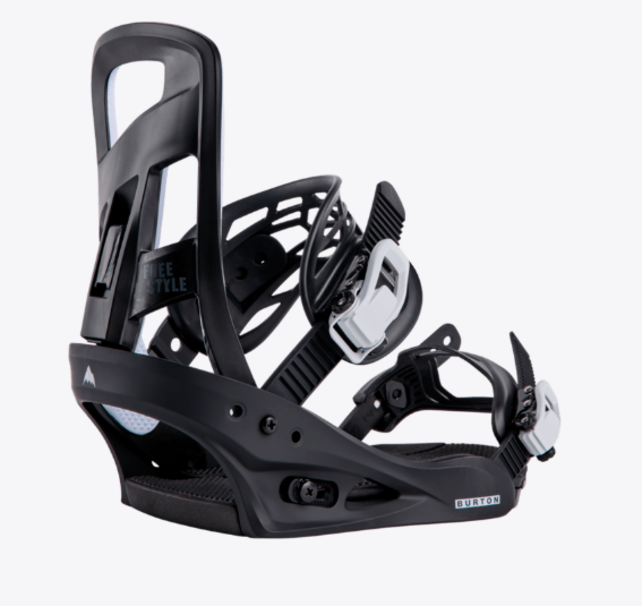 Burton Men's Freestyle Re:Flex Snowboard Bindings (26/27) Black