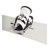Burton Men's Mission Re:Flex Snowboard Bindings (26/27) White/Silver