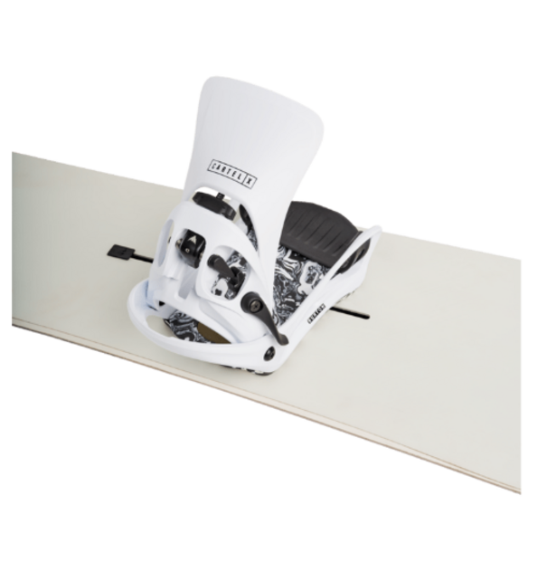 Burton Men's Step On Cartel X Snowboard Bindings (26/27) White