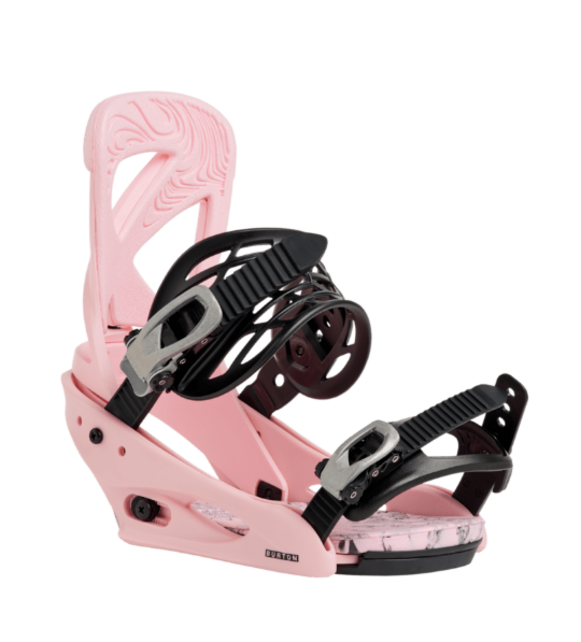 Burton Women's Scribe Re:Flex Snowboard Bindings (26/27) Pink