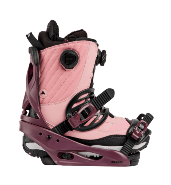 Burton Women's Scribe Re:Flex Snowboard Bindings (26/27) Rum Raisin