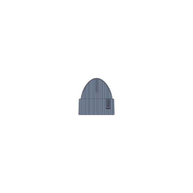 Halfdays Merino Beanie (26/27) Blue Fog/Shadow O/S