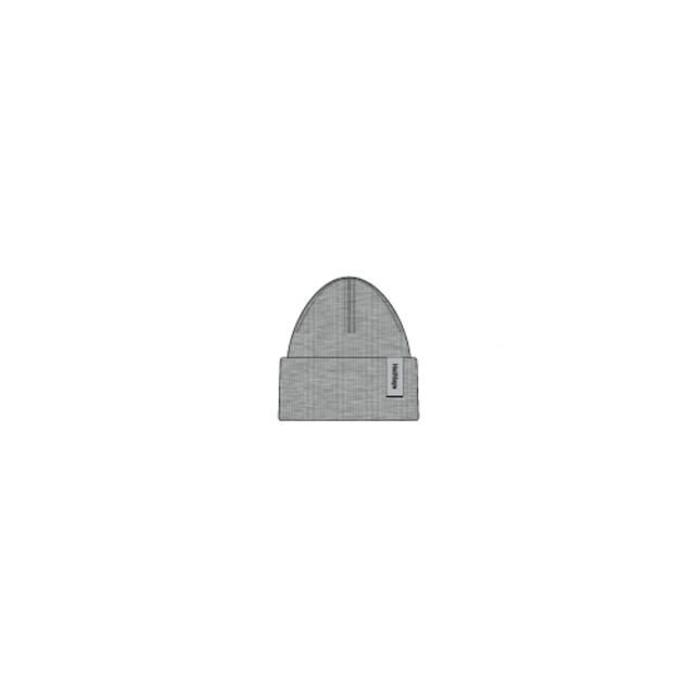 Halfdays Merino Beanie (26/27) Heather Grey O/S