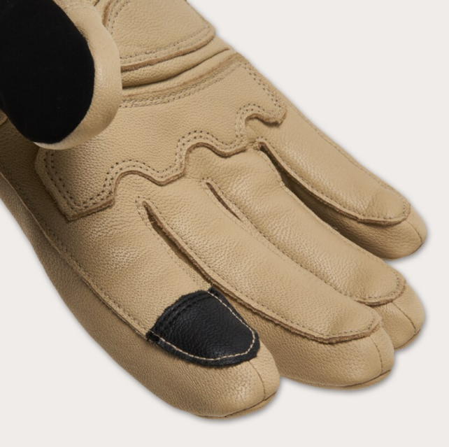 Oakley Peak Leather Gloves (26/27) Pebble