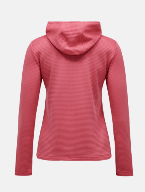 Peak Preformance W Trail Polartec Zip Hood (26/27) Mountain Blush
