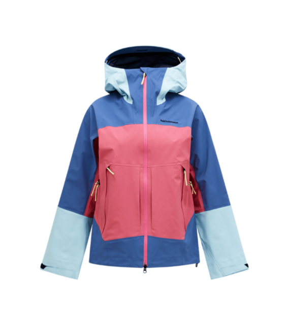 Peak Preformance W Vislight Gore-Tex C-Knit Jacket (26/27) Summit Sky/Mountain Blush