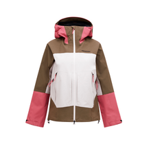Peak Preformance W Vislight Gore-Tex C-Knit Jacket (26/27) Terrain Tan/Frosted Blossom
