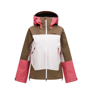 Peak Performance W Vislight Gore-Tex C-Knit Jacket (26/27) Terrain Tan/Frosted Blossom