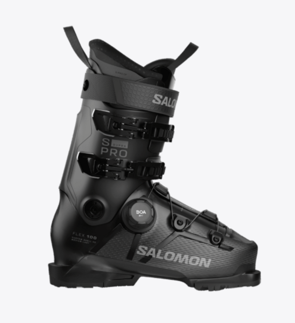 Salomon Alp. Boots S/Pro Supra S Boa 100 Black/Beluga Met (26/27)