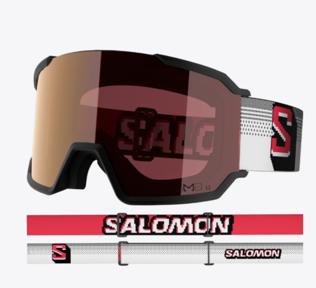 Salomon Goggles S/View 3 Sigma Bk Pixel/Copper (26/27)