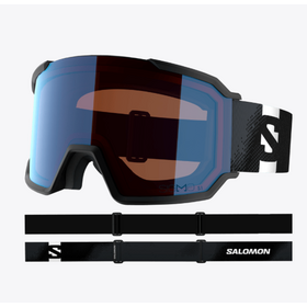 Salomon Goggles S/View 3 Sigma Black/Lightblue (26/27)