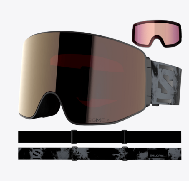 Salomon Goggles Sentry Prime Sigma Bk Tie/Gm (26/27)