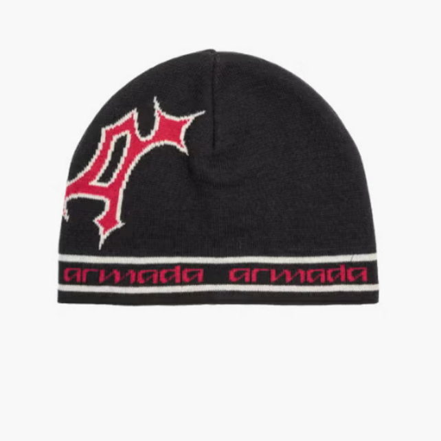 Armada Ar Skully Beanie (26/27) Black / Chile Ristra / Bone Dust OSFA