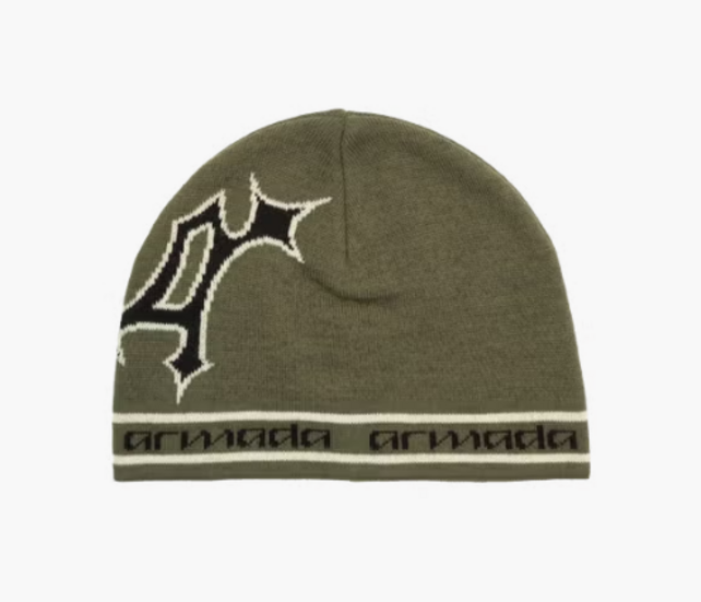 Armada Ar Skully Beanie (26/27) Swamp / Black / Bone Dust OSFA