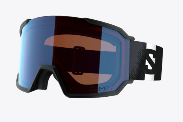 Salomon Goggles S/View 3 Sigma Black/Lightblue (26/27)