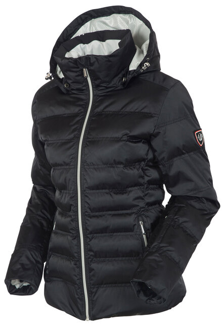 Sunice Women Fiona Ski Jacket With Fur (26/27) Black