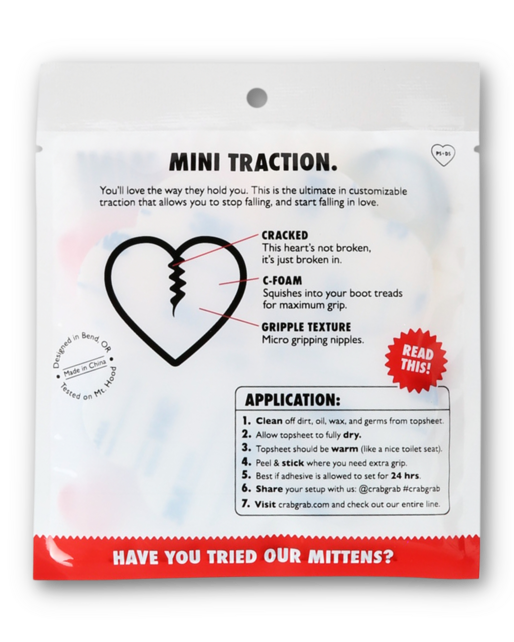 Crab Grab Mini Hearts (26/27) Black