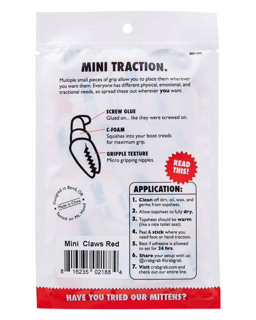 Crab Grab Mini Claws (26/27) Red
