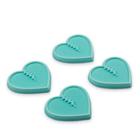 Crab Grab Mini Hearts (26/27) Baby Blue