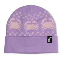 Crab Grab Nordicrab Beanie (26/27) Pastel Purple And Pink