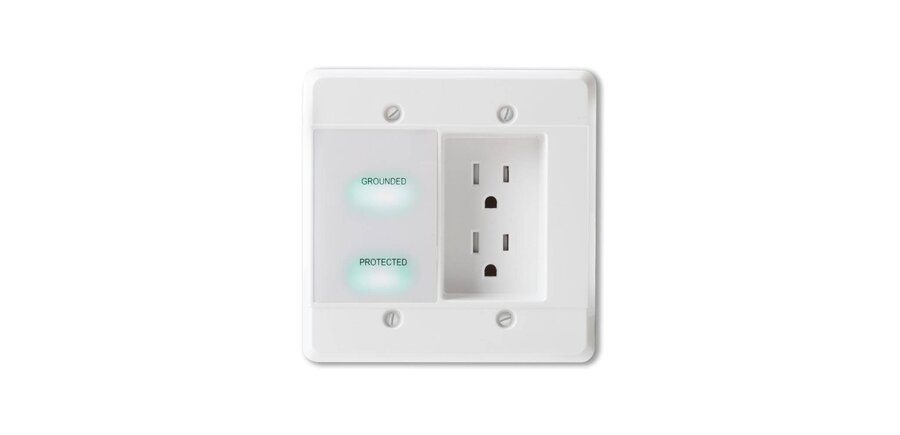 In-Wall Power Conditioner - 2 Outlets