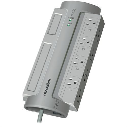 Panamax PM8EX Power Conditioner, 6' Angeled Power Cord AV Luxury Group